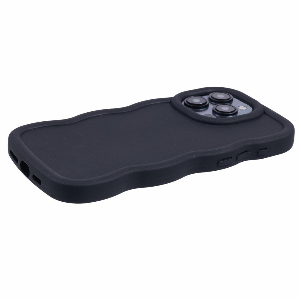iPhone 14 Pro Max EIDERWOOD Fleksibelt Plastik Wavy Cover - Sort