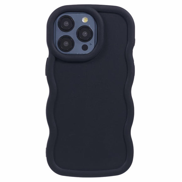 iPhone 13 Pro EIDERWOOD Fleksibelt Plastik Wavy Cover - Sort