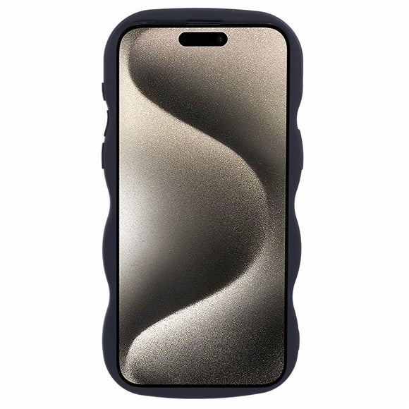 iPhone 13 Pro EIDERWOOD Fleksibelt Plastik Wavy Cover - Sort