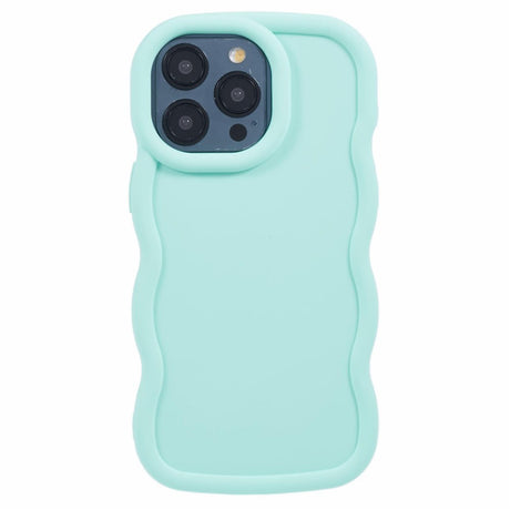 iPhone 13 Pro EIDERWOOD Fleksibelt Plastik Wavy Cover - Blå
