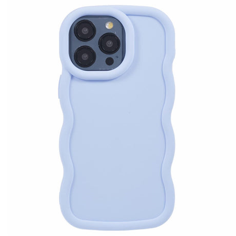 iPhone 12 Pro Max EIDERWOOD Fleksibelt Plastik Wavy Cover - Lilla