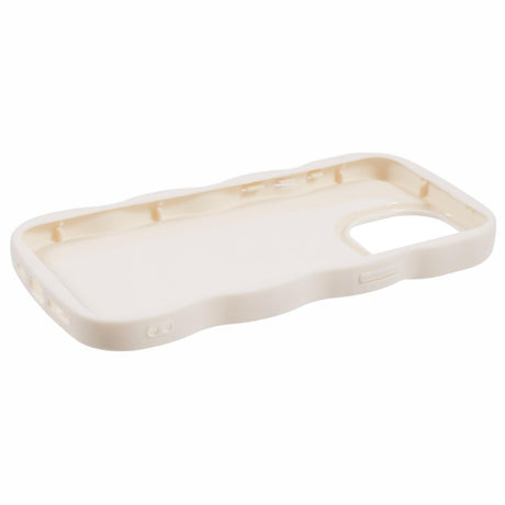 iPhone 12 / 12 Pro EIDERWOOD Fleksibelt Plastik Wavy Cover - Hvid