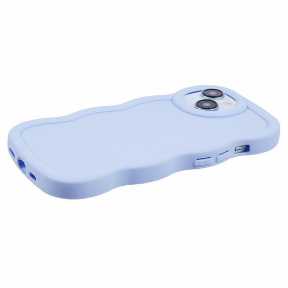 iPhone 14 EIDERWOOD Fleksibelt Plastik Wavy Cover - Lilla