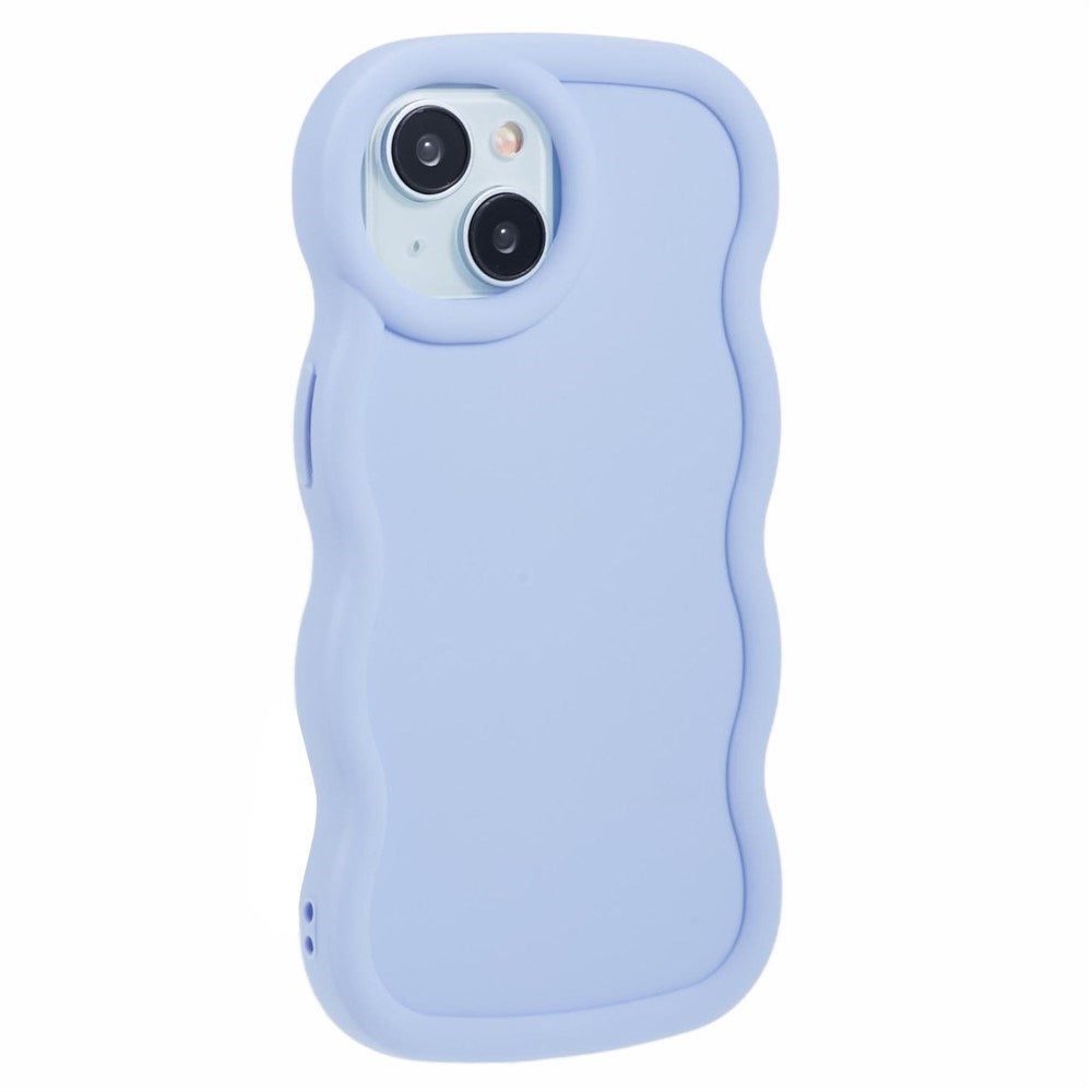 iPhone 13 EIDERWOOD Fleksibelt Plastik Wavy Cover - Lilla