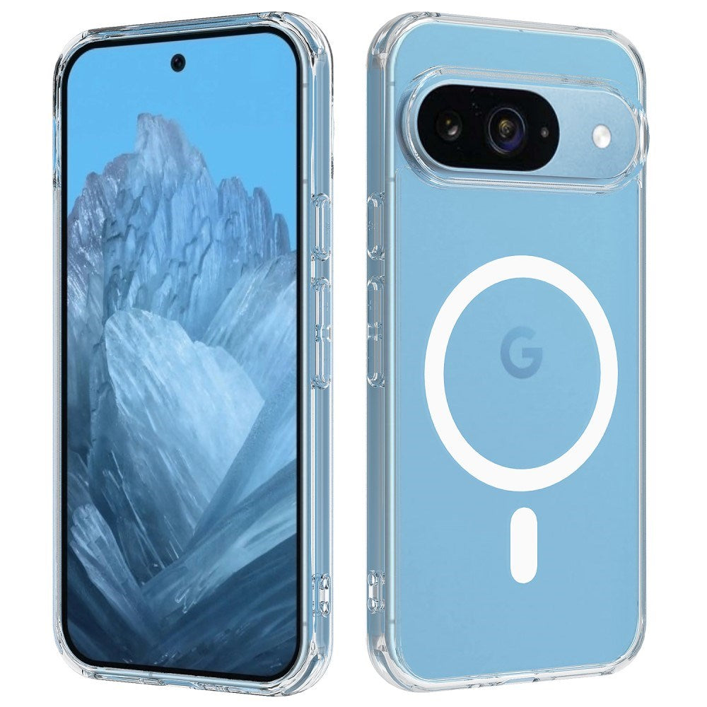 EIDERWOOD Google Pixel 9 / 9 Pro Hårdt Plastik Cover - MagSafe Kompatibel - Gennemsigtig