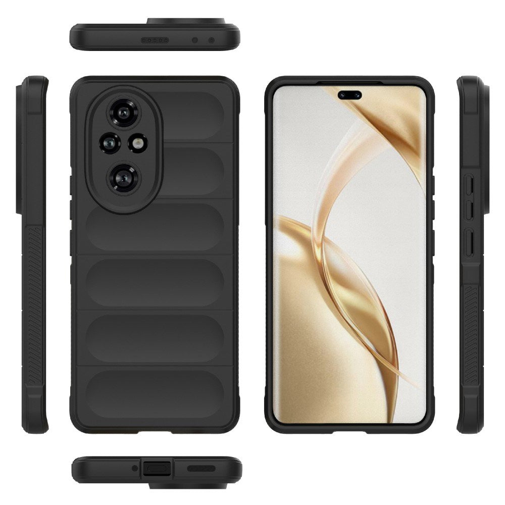 EIDERWOOD Honor 200 Pro (5G) Fleksibelt Plastik Cover - Sort