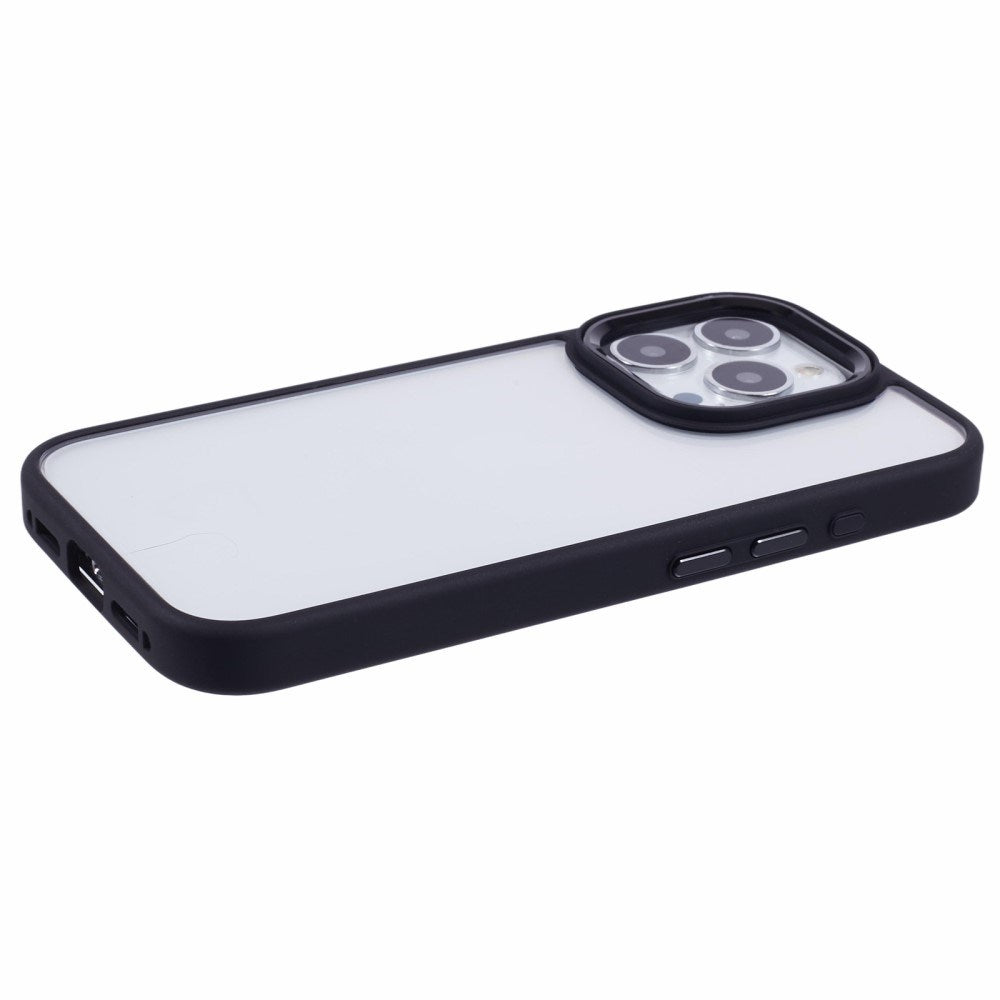 Eiderwood iPhone 16 Pro Hybrid Plastik Cover - Gennemsigtig / Sort