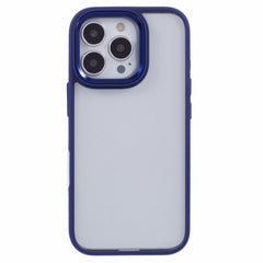 Eiderwood iPhone 16 Pro Hybrid Plastik Cover - Gennemsigtig / Mørke Blå