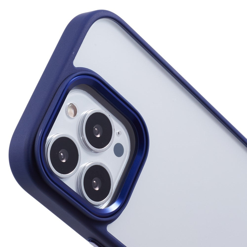 Eiderwood iPhone 16 Pro Hybrid Plastik Cover - Gennemsigtig / Mørke Blå