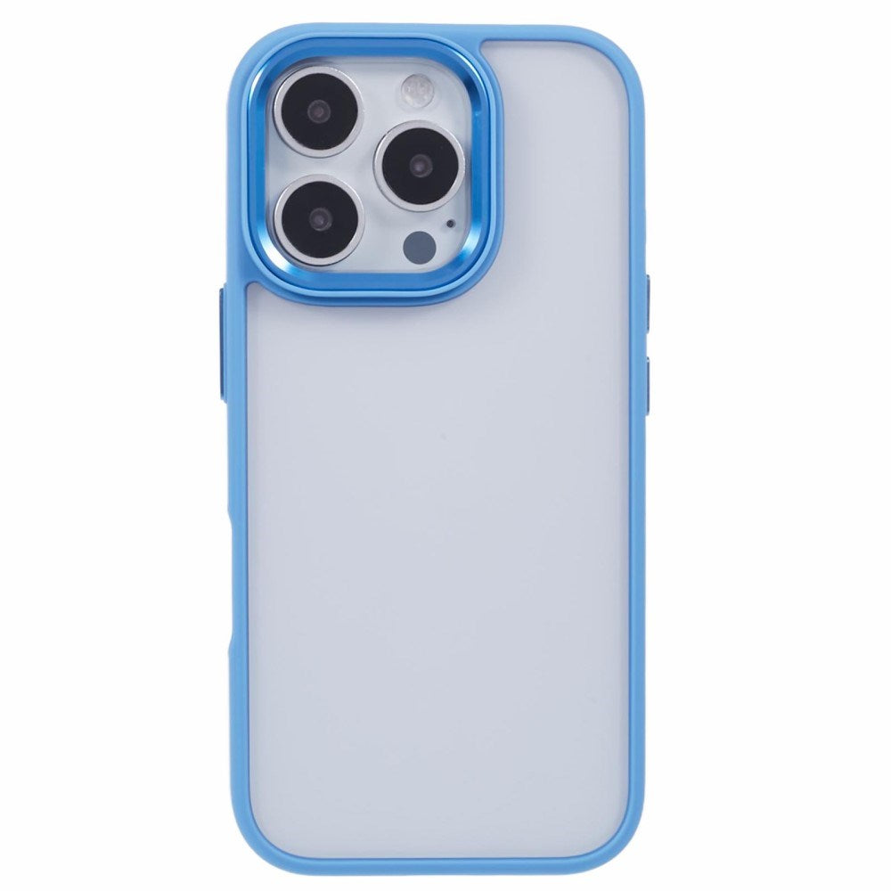 Eiderwood iPhone 16 Pro Hybrid Plastik Cover - Gennemsigtig / Blå