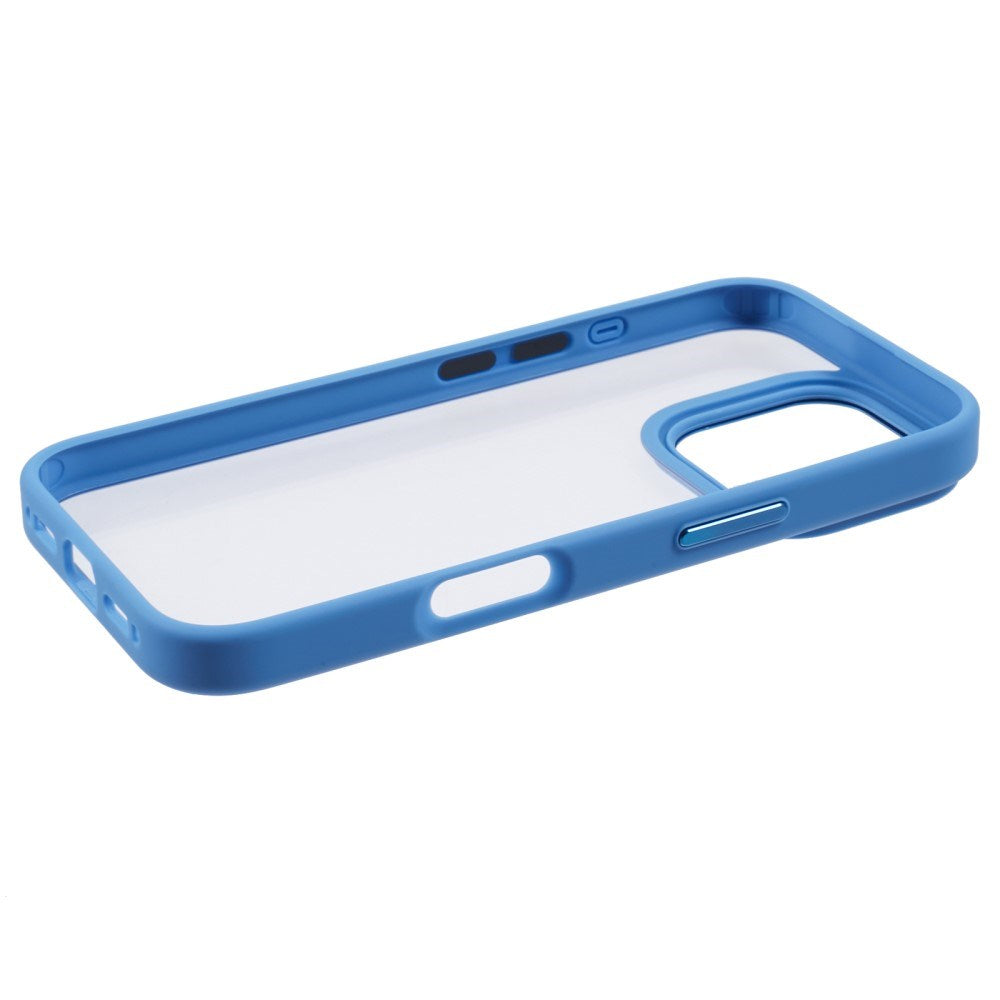 Eiderwood iPhone 16 Pro Hybrid Plastik Cover - Gennemsigtig / Blå