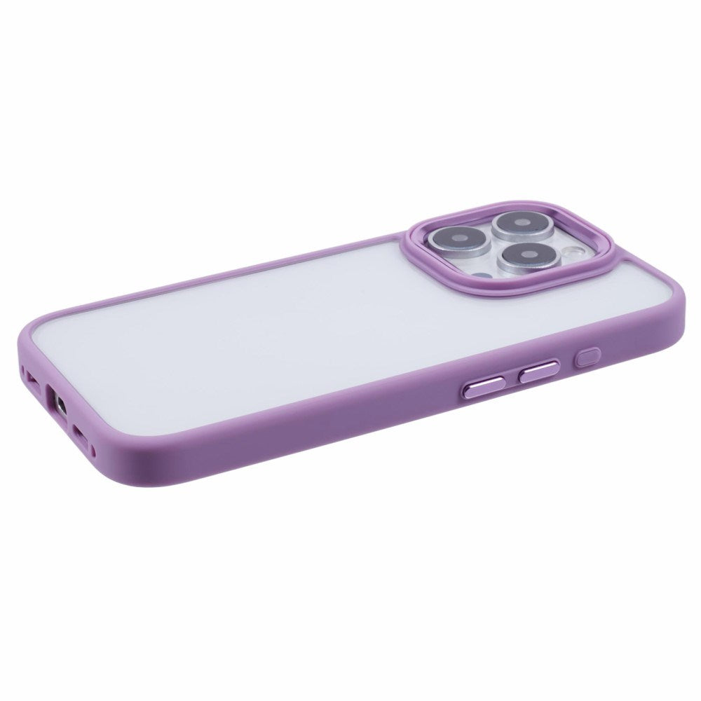 Eiderwood iPhone 16 Pro Hybrid Plastik Cover - Gennemsigtig / Lilla