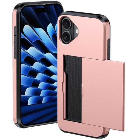 EIDERWOOD iPhone 16 Hybrid Håndværkercover m. Kortholder - Grøn