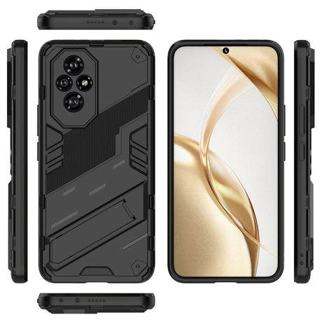EIDERWOOD Honor 200 5G Hybrid Håndvæker Cover m. Kickstand - Sort