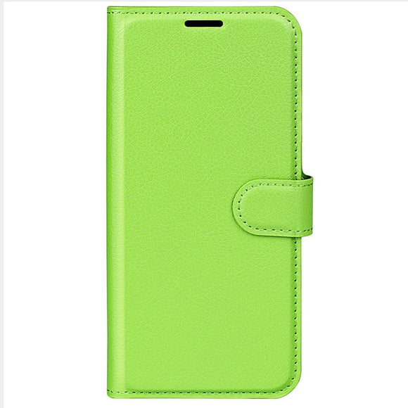 EIDERWOOD Honor 200 5G Cover med Kortholder – Litchi Tekstur Kunstlæder Flip Cover - Grøn