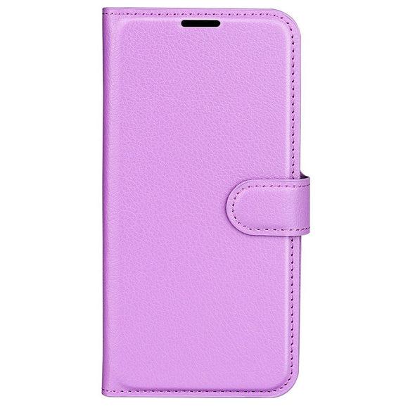 EIDERWOOD Honor 200 5G Cover med Kortholder – Litchi Tekstur Kunstlæder Flip Cover - Lilla