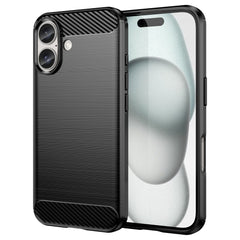EIDERWOOD iPhone 16 Brushed Carbon Cover - Sort