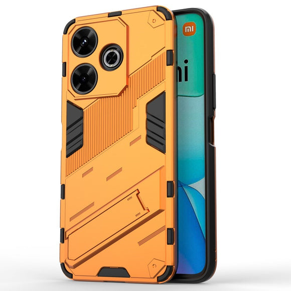 EIDERWOOD Xiaomi Redmi 13 Hybrid Håndværker Cover m. Kickstand - Orange