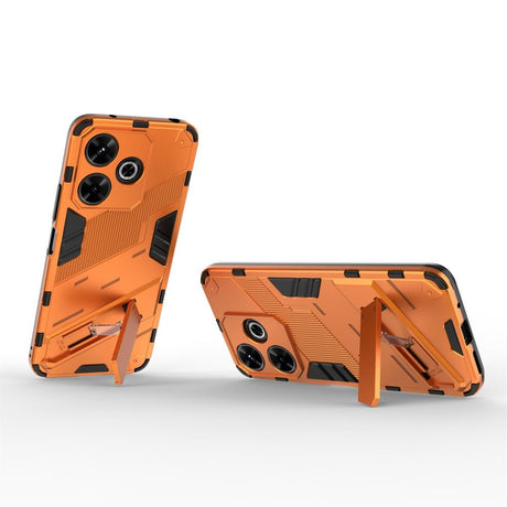 EIDERWOOD Xiaomi Redmi 13 Hybrid Håndværker Cover m. Kickstand - Orange