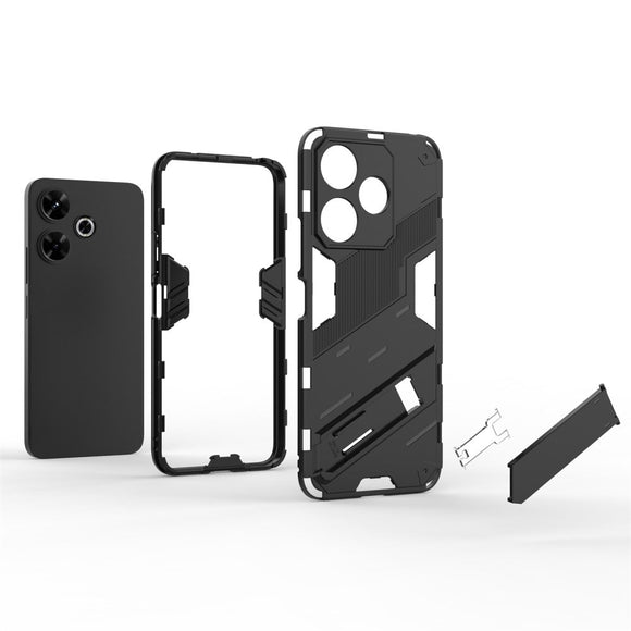 EIDERWOOD Xiaomi Redmi 13 Hybrid Håndværker Cover m. Kickstand - Orange