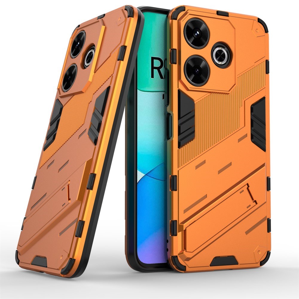 EIDERWOOD Xiaomi Redmi 13 Hybrid Håndværker Cover m. Kickstand - Orange