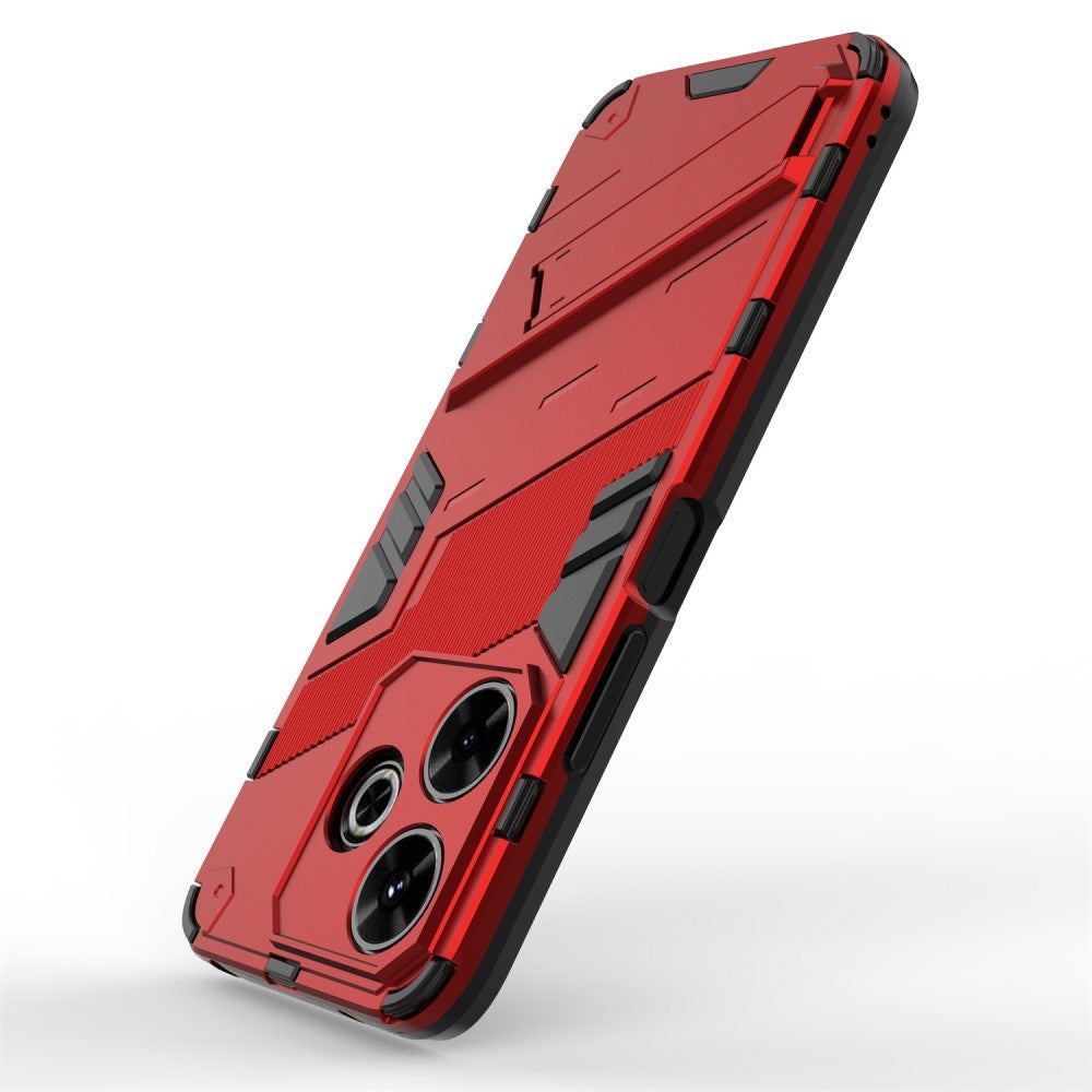 EIDERWOOD Xiaomi Redmi 13 Hybrid Håndværker Cover m. Kickstand - Rød