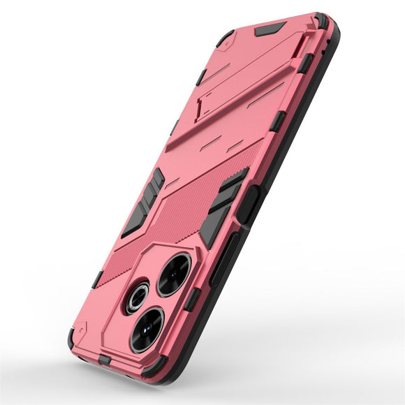 EIDERWOOD Xiaomi Redmi 13 Hybrid Håndværker Cover m. Kickstand - Lyserød