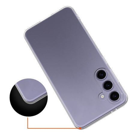 EIDERWOOD Samsung Galaxy S24 FE Fleksibelt Plastik Cover - Gennemsigtig