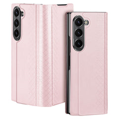 Samsung Galaxy Z Fold6 DUX DUCIS Bril Series Læder Cover - Pink