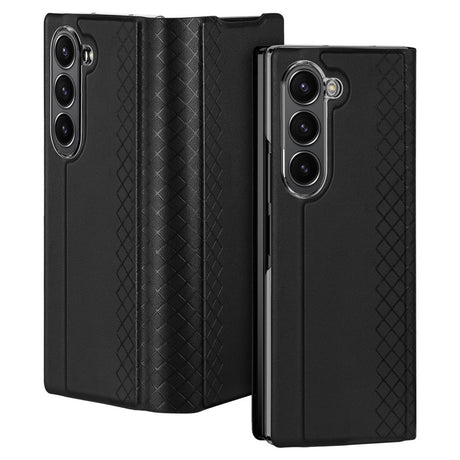 Samsung Galaxy Z Fold6 DUX DUCIS Bril Series Læder Cover - Sort