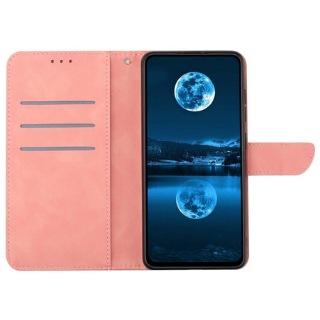 EIDERWOOD Samsung Galaxy S24 FE Mønstret Læder Cover m. Pung & Strop - Lyserød