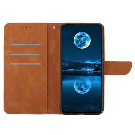 EIDERWOOD Samsung Galaxy S24 FE Mønstret Læder Cover m. Pung & Strop - Brun