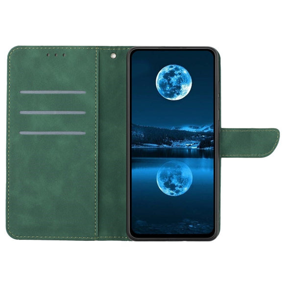EIDERWOOD Samsung Galaxy S24 FE Mønstret Læder Cover m. Pung & Strop - Grøn