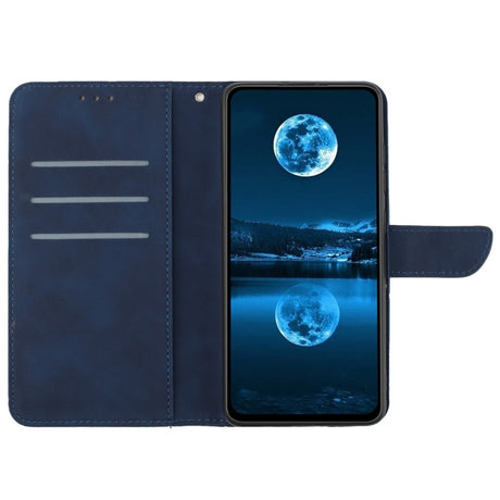 EIDERWOOD Samsung Galaxy S24 FE Mønstret Læder Cover m. Pung & Strop - Blå