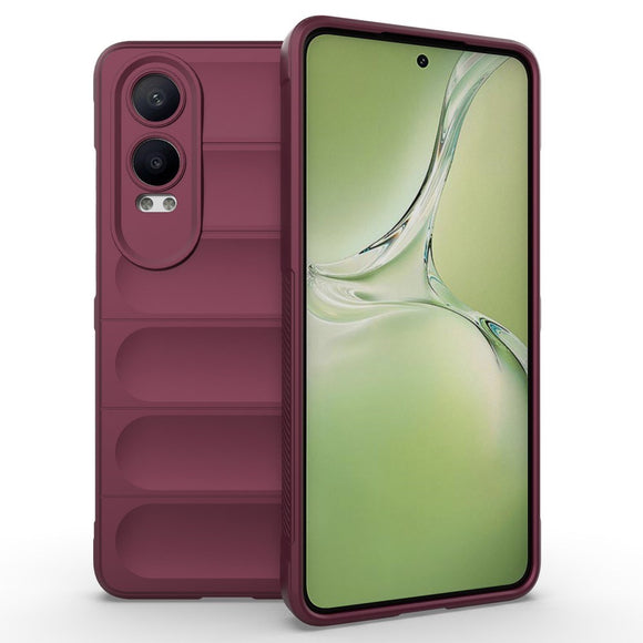 EIDERWOOD OnePlus Nord CE4 Lite (5G) Fleksibelt Plastik Cover - Vinrød