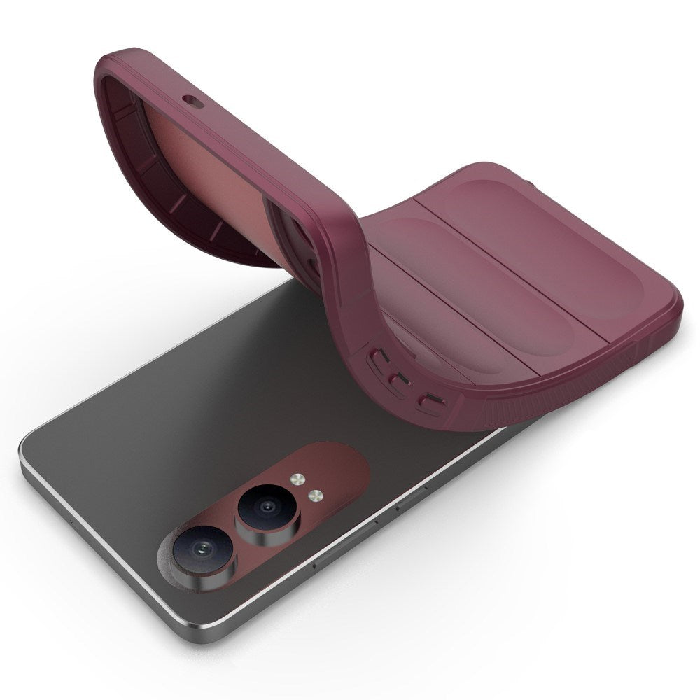 EIDERWOOD OnePlus Nord CE4 Lite (5G) Fleksibelt Plastik Cover - Vinrød