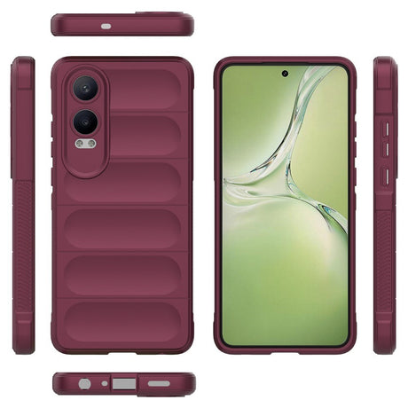 EIDERWOOD OnePlus Nord CE4 Lite (5G) Fleksibelt Plastik Cover - Vinrød