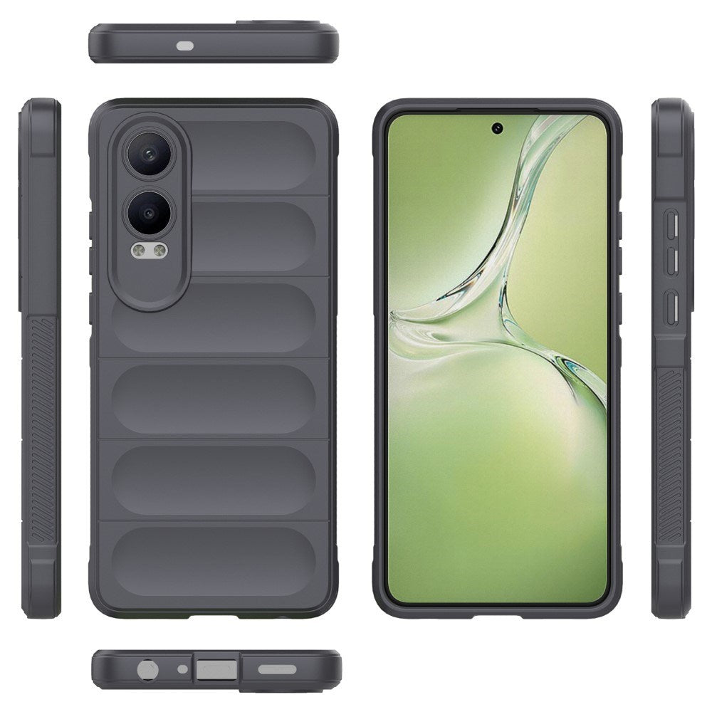 EIDERWOOD OnePlus Nord CE4 Lite (5G) Fleksibelt Plastik Cover - Mørkegrå