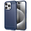 EIDERWOOD iPhone 16 Pro Brushed Carbon Cover - Blå