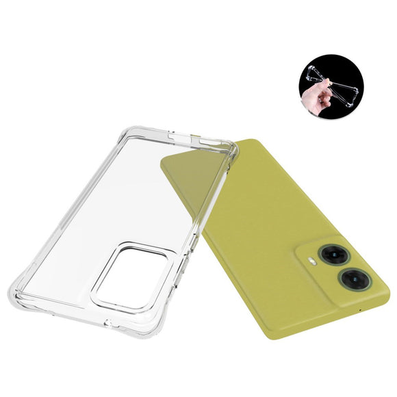 EIDERWOOD Motorola Moto G85 (5G) Fleksibel Plastik Cover - Gennemsigtig
