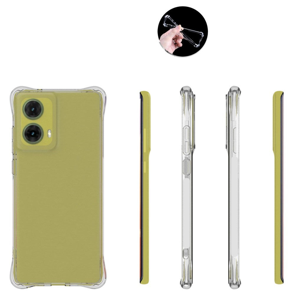 EIDERWOOD Motorola Moto G85 (5G) Fleksibel Plastik Cover - Gennemsigtig