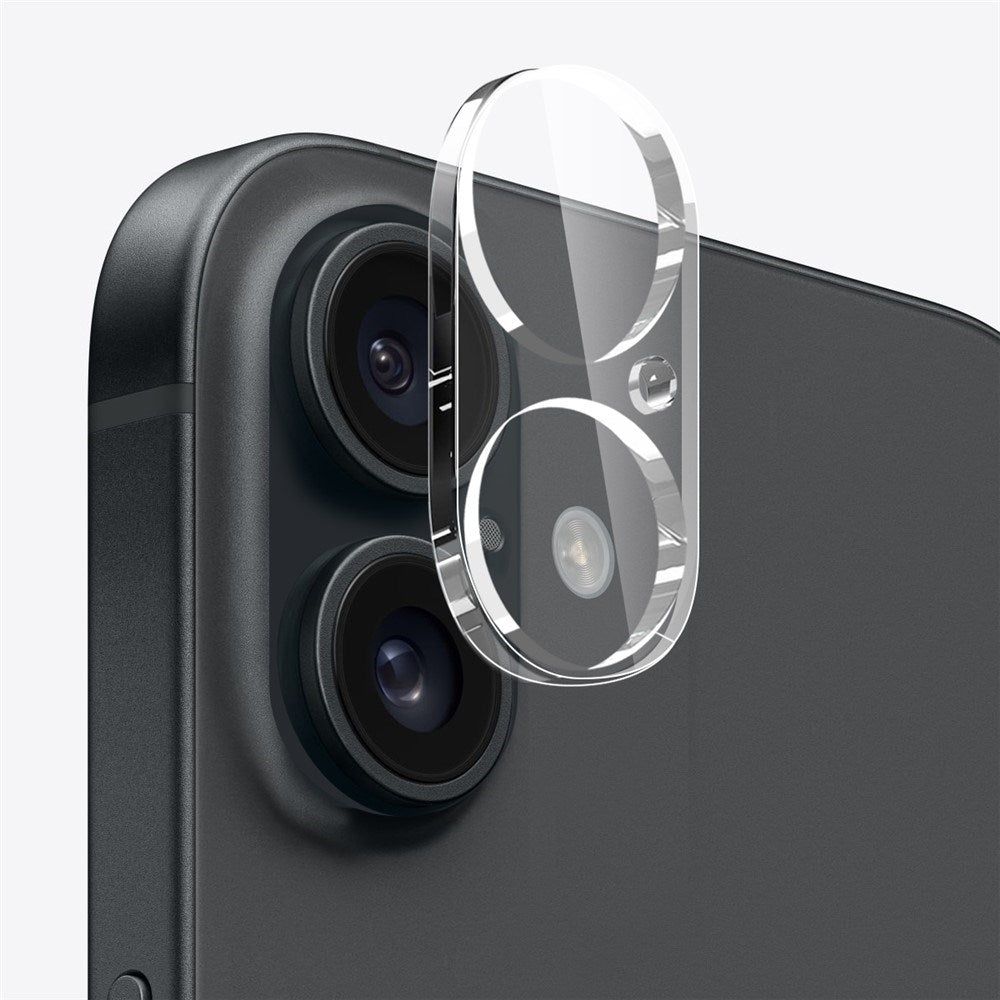 NORTHJO iPhone 16 Plus | 3-i-1 360° Beskyttelsessæt m. Cover | Skærmbeskyttelse | Kameralinsebeskyttelse - Gennemsigtig