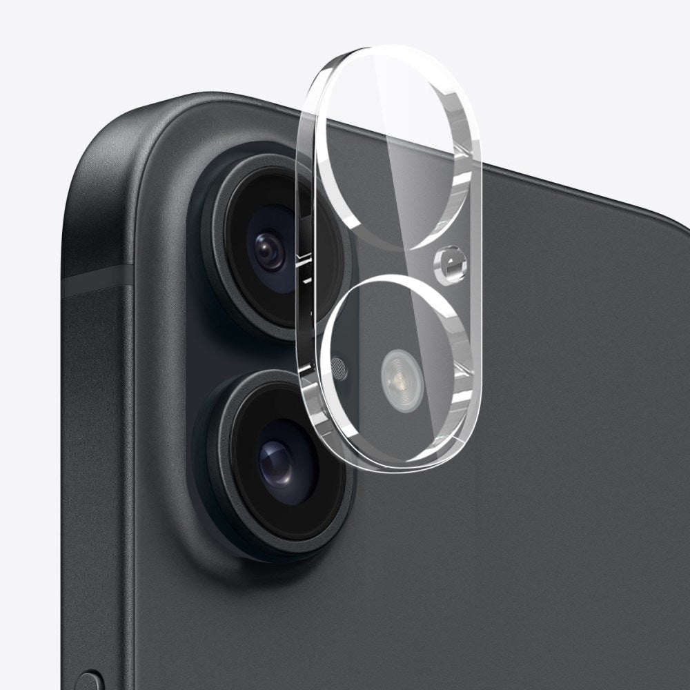 iPhone 16 | 3 i 1 360° Beskyttelsessæt m. Cover | Skærmbeskyttelse | Kameralinsebeskyttelse - Gennemsigtig
