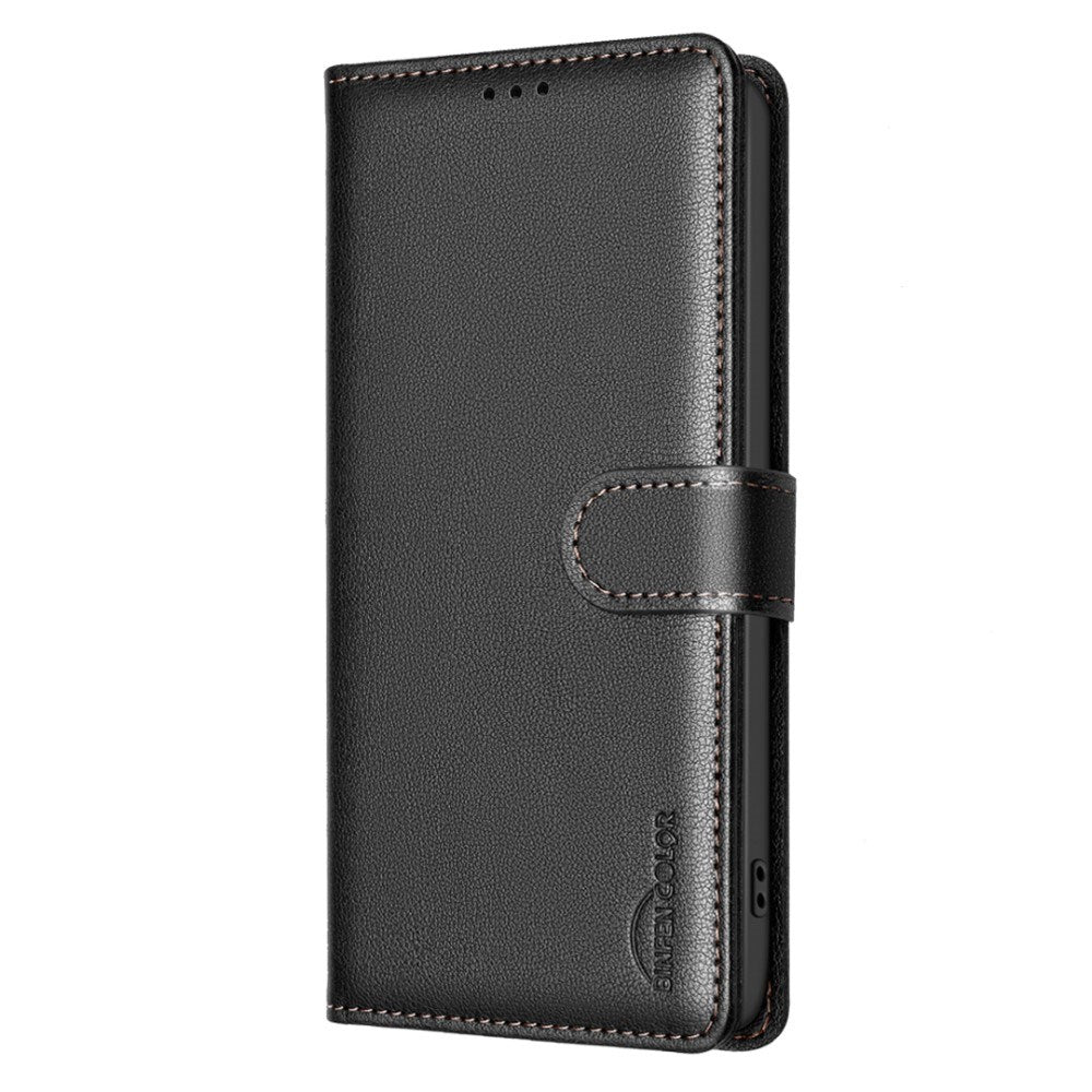 Samsung Galaxy A53 (5G) BINFEN Kunstlæder Flip Cover m. RFID Blokering - Sort