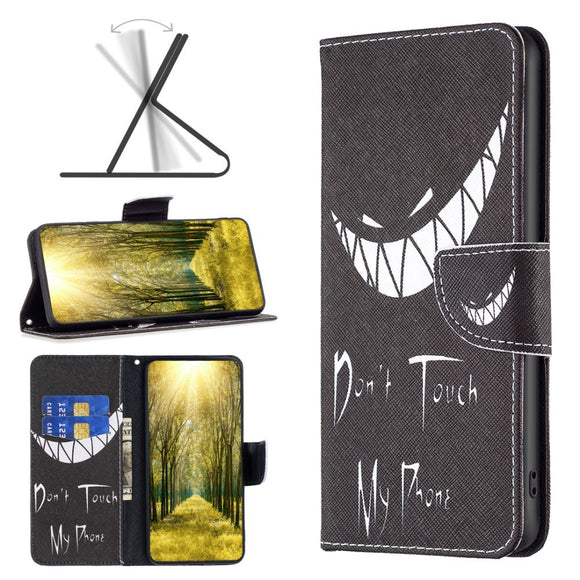 EIDERWOOD iPhone 16 Plus Læder Cover m. Pung & Ståfunktion - "Don't Touch My Phone"