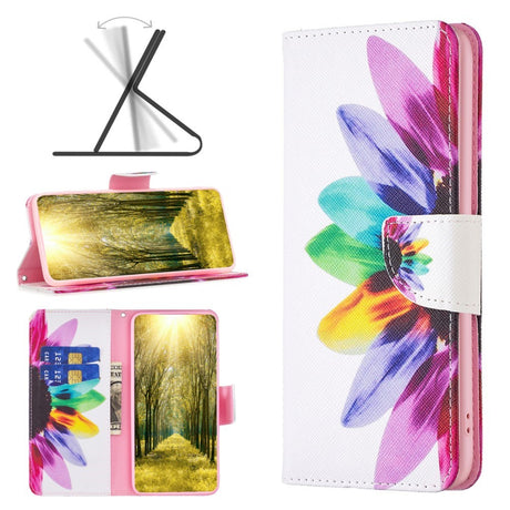 EIDERWOOD iPhone 16 Læder Cover m. Pung & Ståfunktion - Solsikke