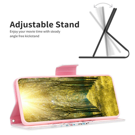 EIDERWOOD iPhone 16 Læder Cover m. Pung & Ståfunktion - Blomster Træ
