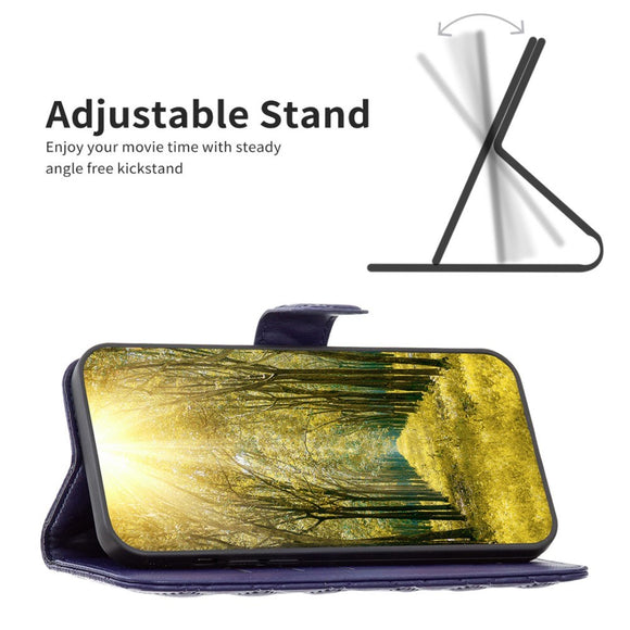 EIDERWOOD OnePlus Nord CE4 Lite (5G) Læder Cover m. Pung & Strop - Rhombus - Blå