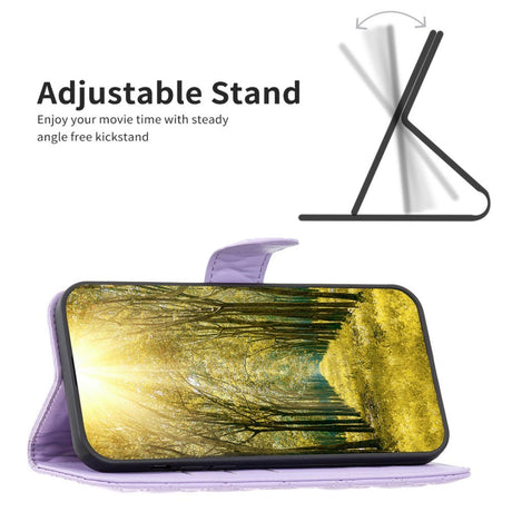 EIDERWOOD OnePlus Nord CE4 Lite (5G) Læder Cover m. Pung & Strop - Rhombus - Lilla