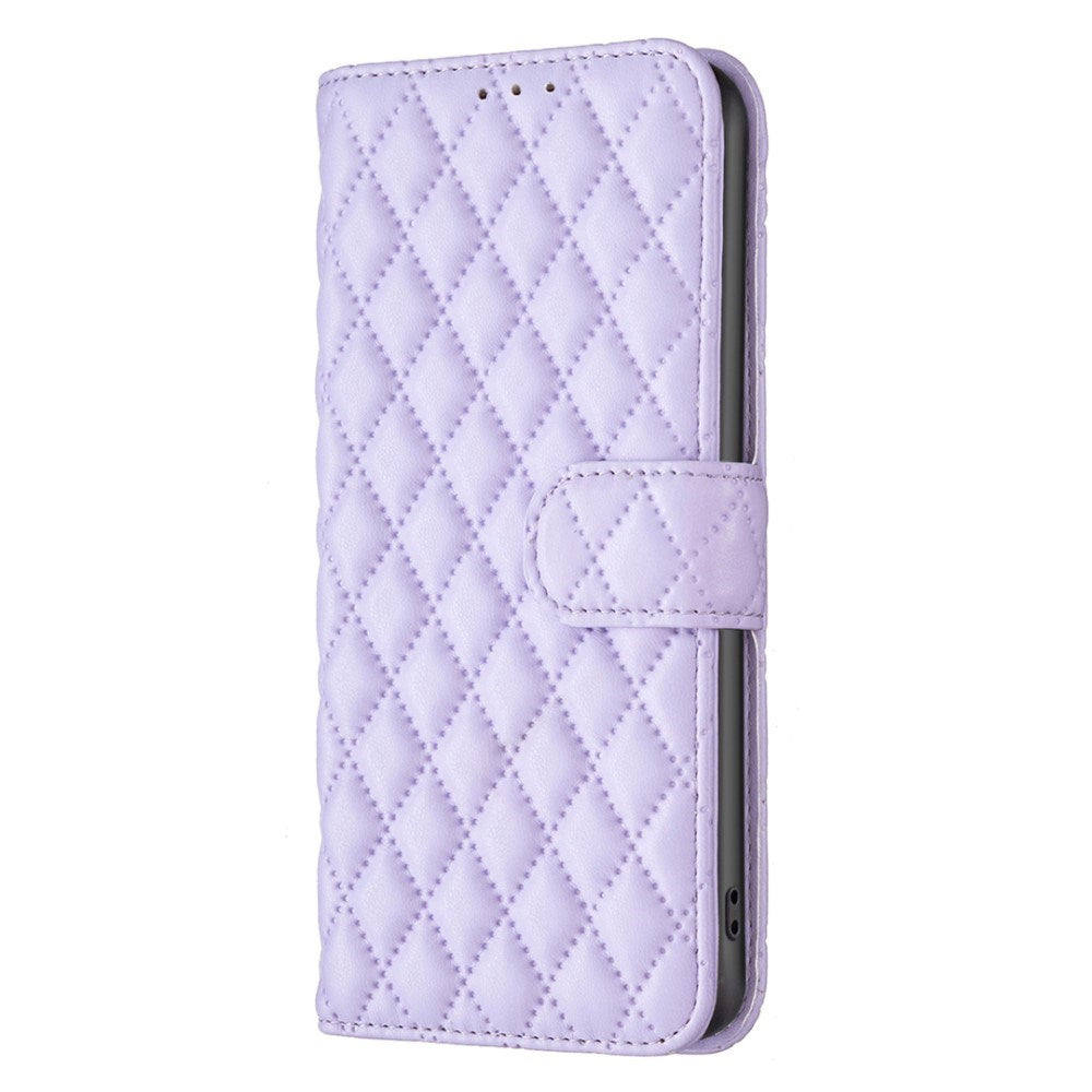EIDERWOOD OnePlus Nord CE4 Lite (5G) Læder Cover m. Pung & Strop - Rhombus - Lilla